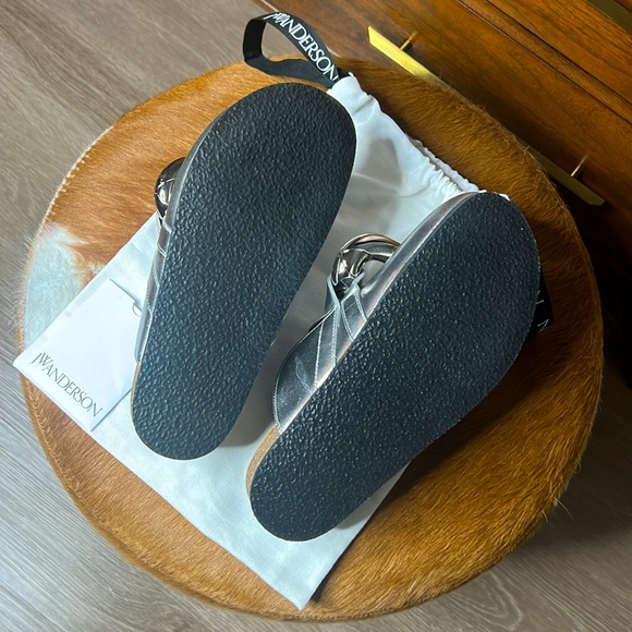 NEW | JW ANDERSON CHAIN LOAFER LEATHER MULES - New w/o box | Sold-out color - Picture 6 of 10